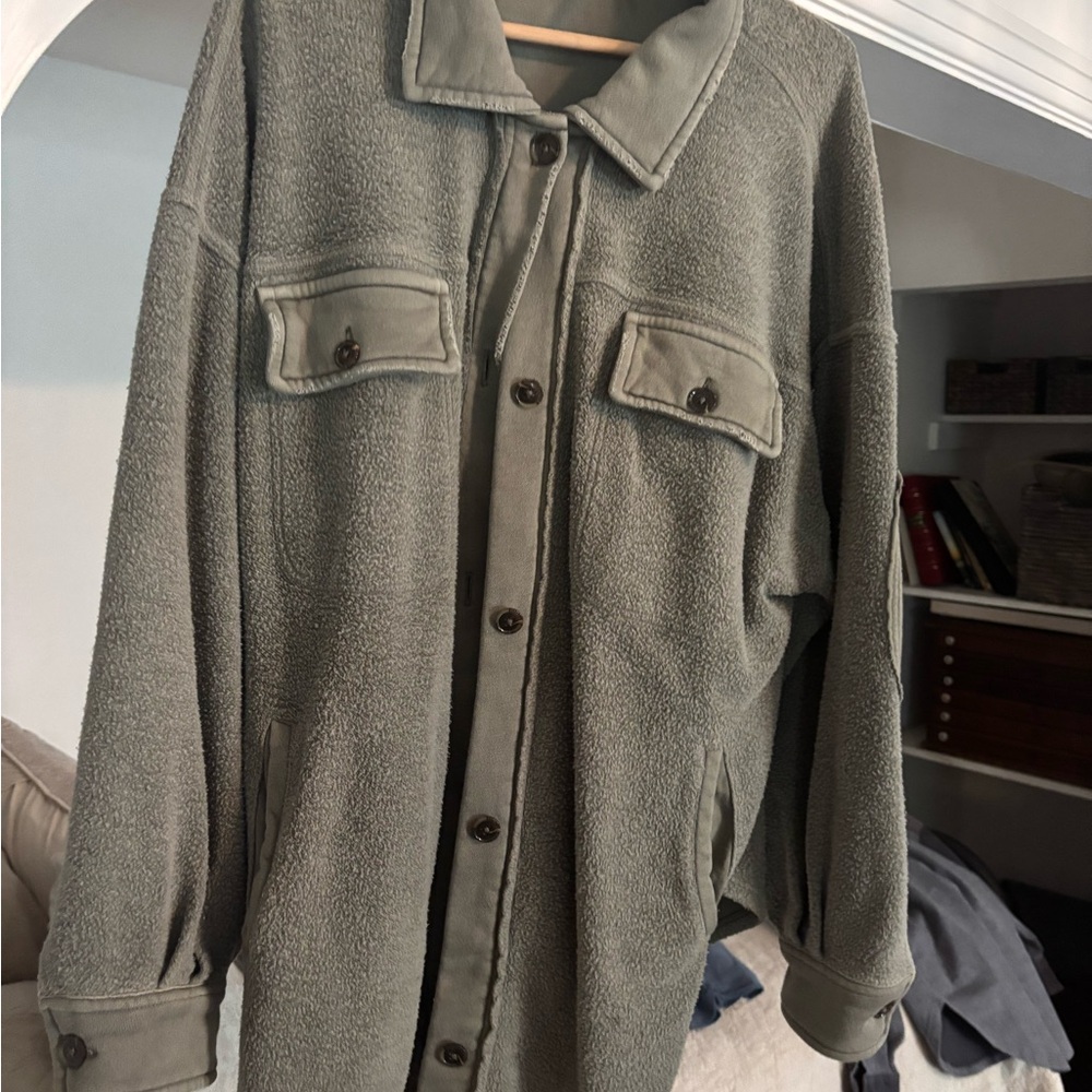 Free People Olive Green Jacket